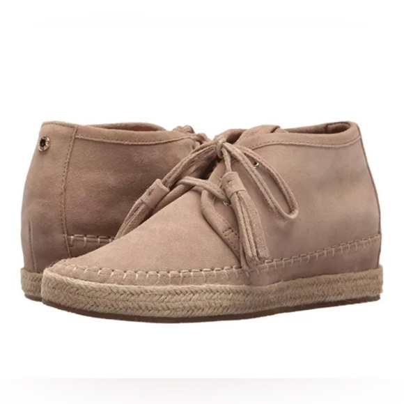 MICHAEL MICHAEL KORS KENDRICK LACEUP WEDGE MOCCASIN STYLE BOOTIE SIZE 10 LNC - Picture 3 of 9